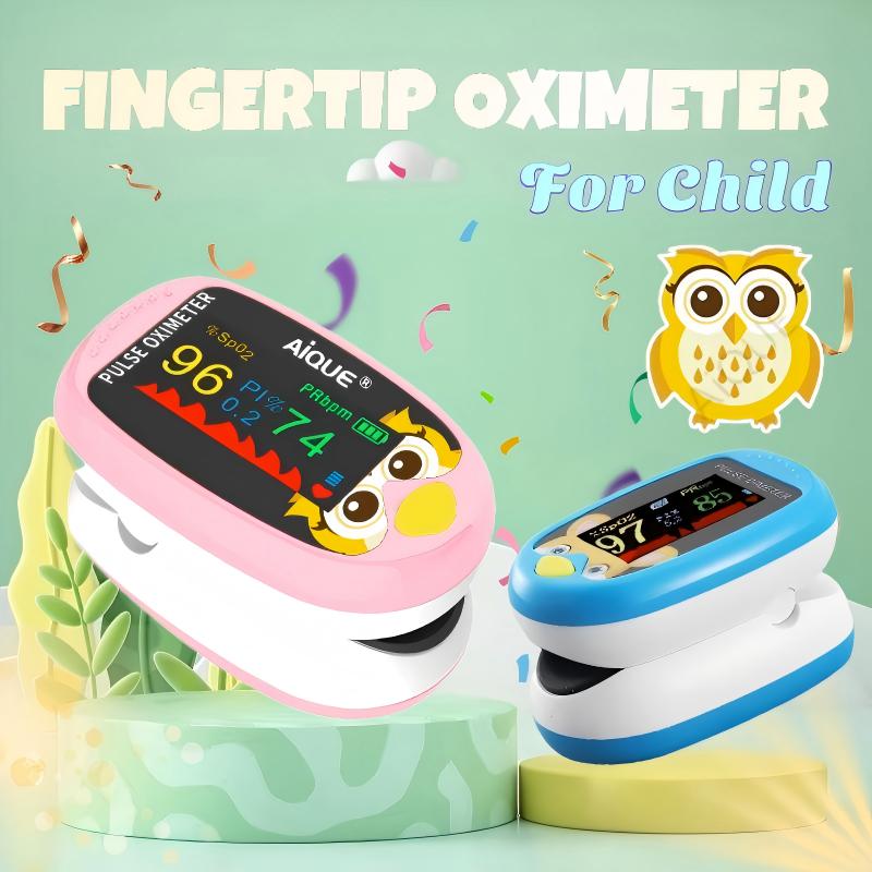 Pulse Oximeter Fingertip Rechargeable - 아이케 어린이 손끝 맥박 산소 측정기