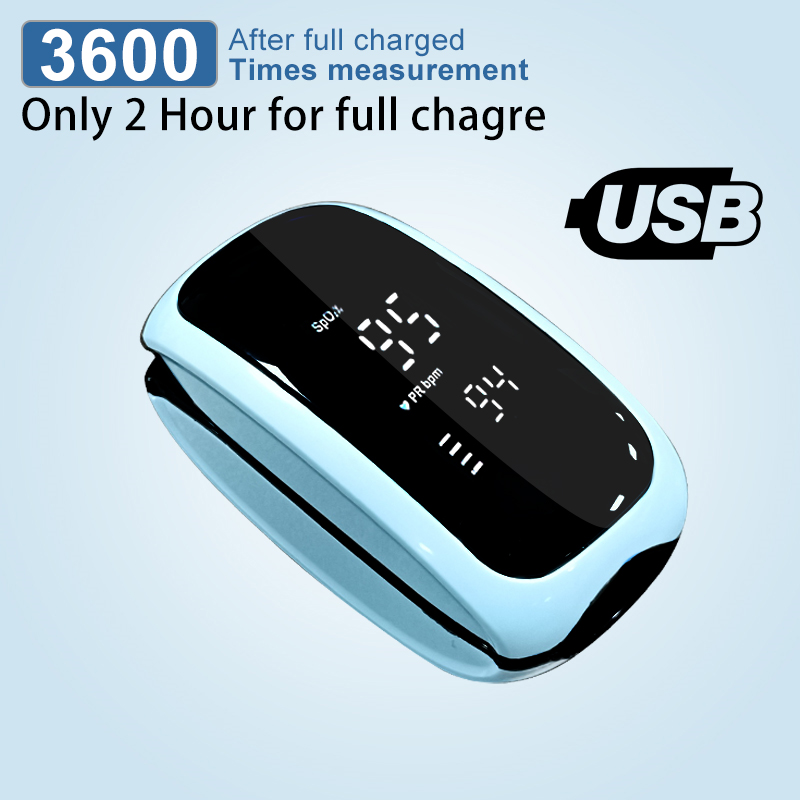 Pulse Oximeter Fingertip Rechargeable - 충전식 의료용 산소 농도계 스트랩, 손가락