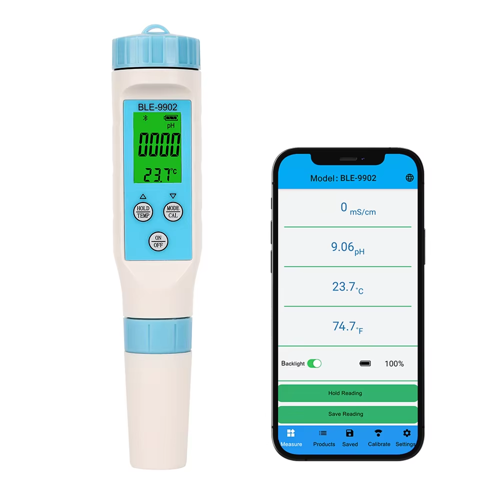Ph Meter Digital Water Tester - 3-in-1 pH/EC/온도 수질 측정기, 수경재배 및