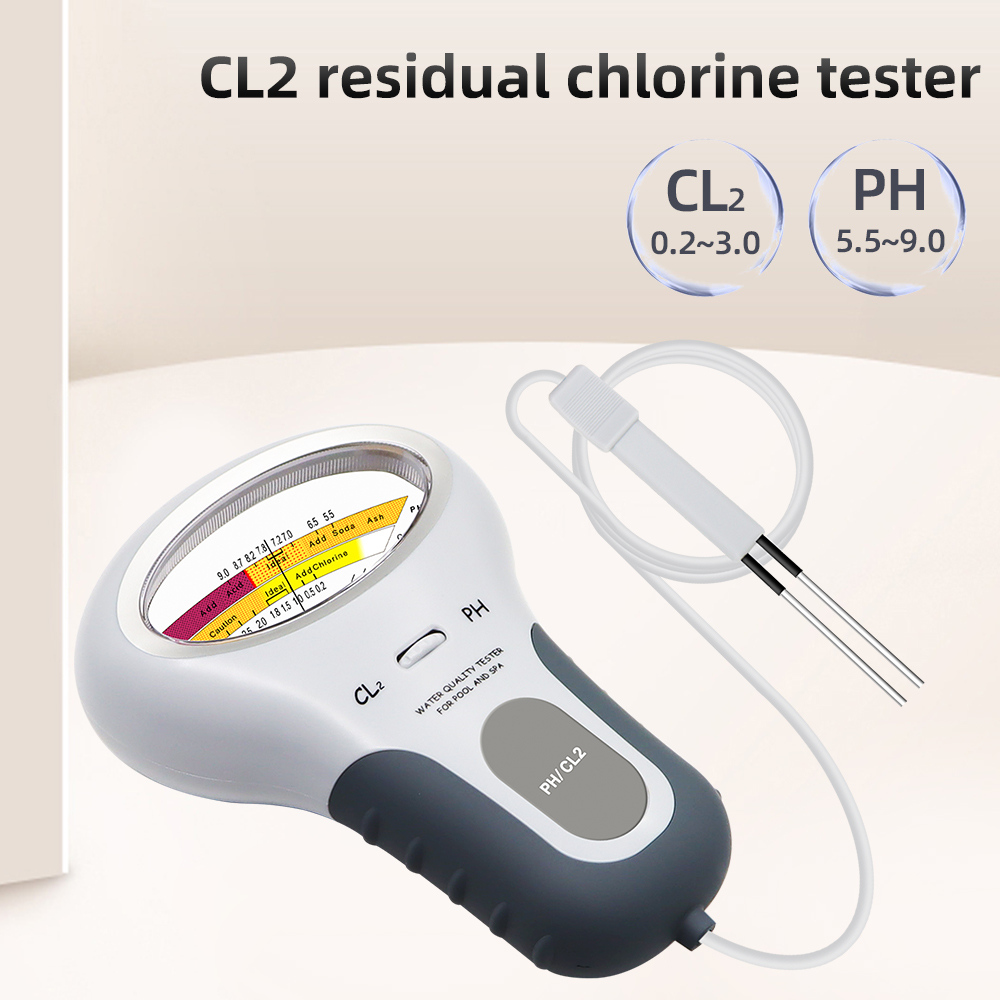 Ph Meter Digital Water Tester - 2 In 1 염소 감지기 PH