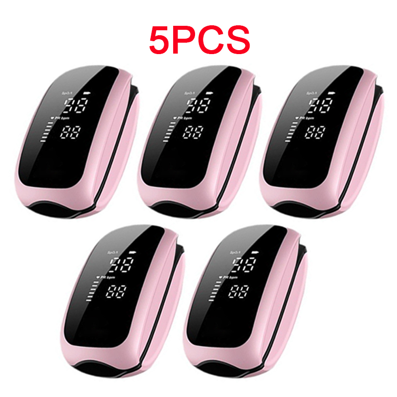Pulse Oximeter Fingertip Rechargeable - 5PCS 충전식 의료용 산소포화도 측정기 스트랩