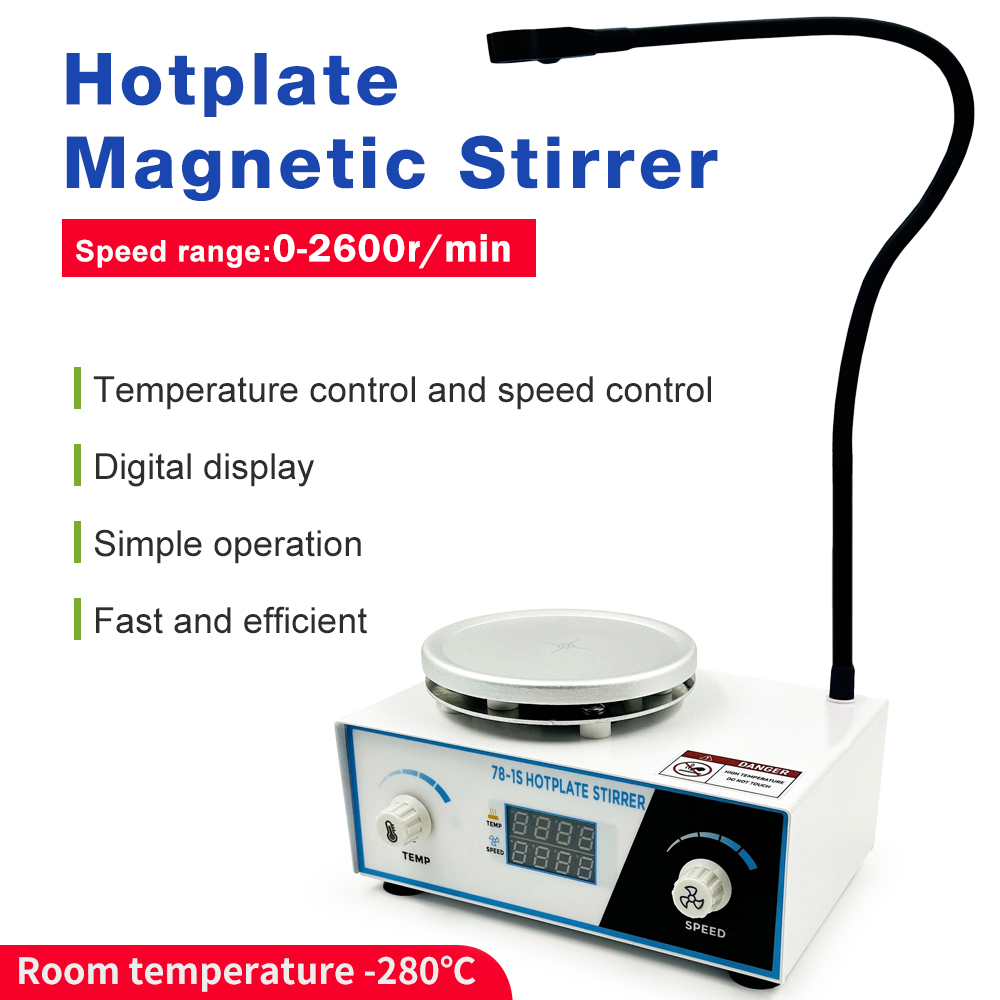 Lab Magnetic Stirrer Hot Plate - 2L 가열식 자기 교반기 EU 플러그