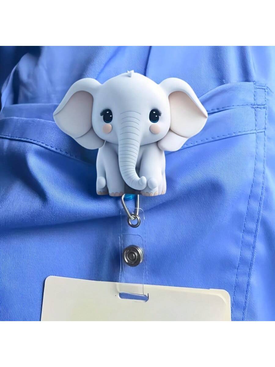 간호사를 위한 귀여운 고양이 모양의 신분증 릴 1개 - - Medical Supplies 리뷰 및 가격