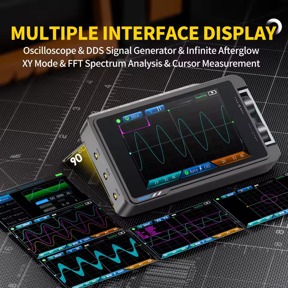 FNIRSI DS215H 휴대용 소형 HD 화면 디지털 - Fnirsi Digital Oscilloscope Handheld 리뷰 및 가격