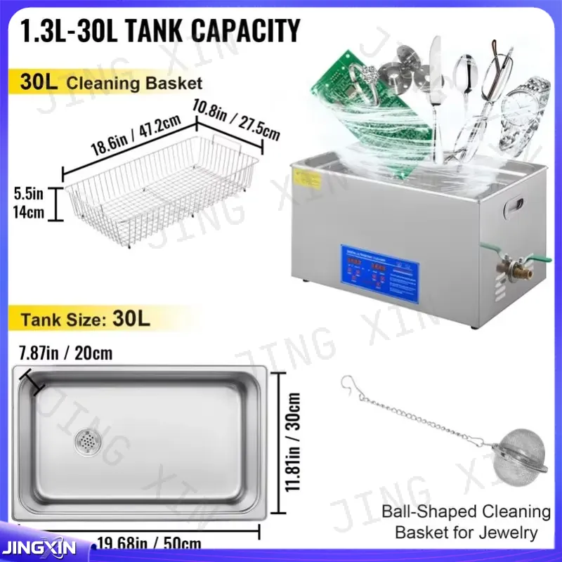디지털 초음파 세척기 1.3L~30L 맞춤 제작, 보석 - Ultrasonic Cleaner 30L Industrial 리뷰 및 가격