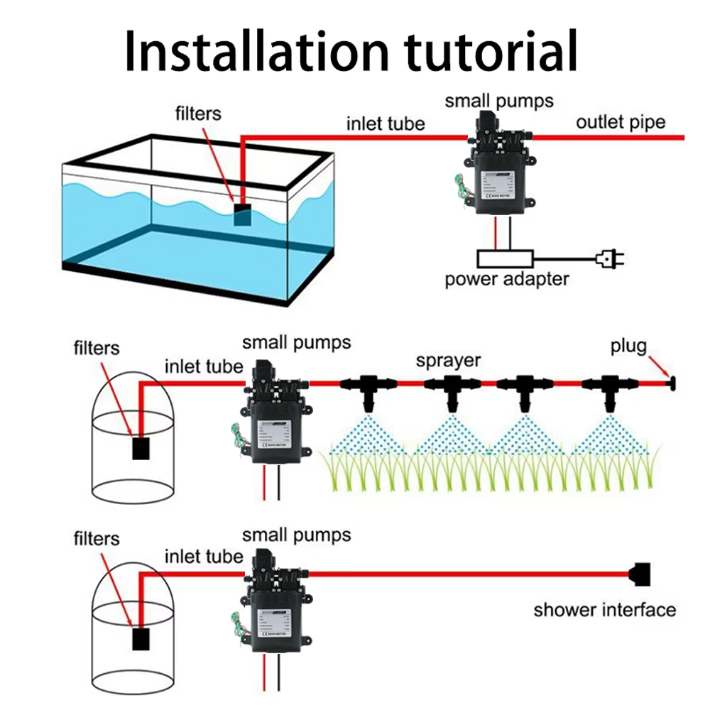 12V DC 자동 워터 펌프 고압 다이어프램 워터 펌프 - Mini Peristaltic Pump 12V 리뷰 및 가격