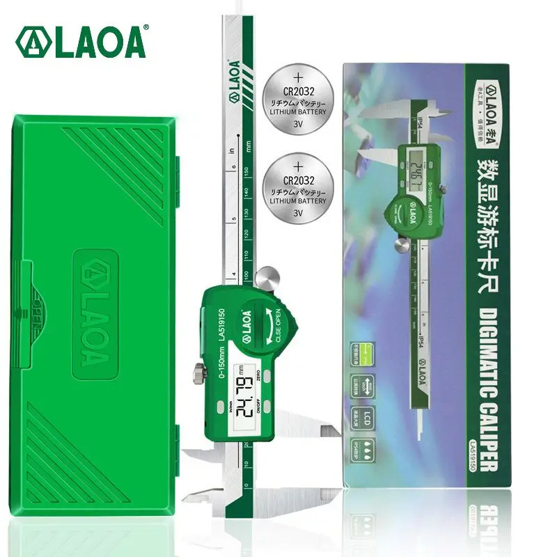 LAOA 디지털 버니어 켈리퍼, 스테인리스 스틸 전자  - Digital Caliper 150Mm Stainless Steel 리뷰 및 가격