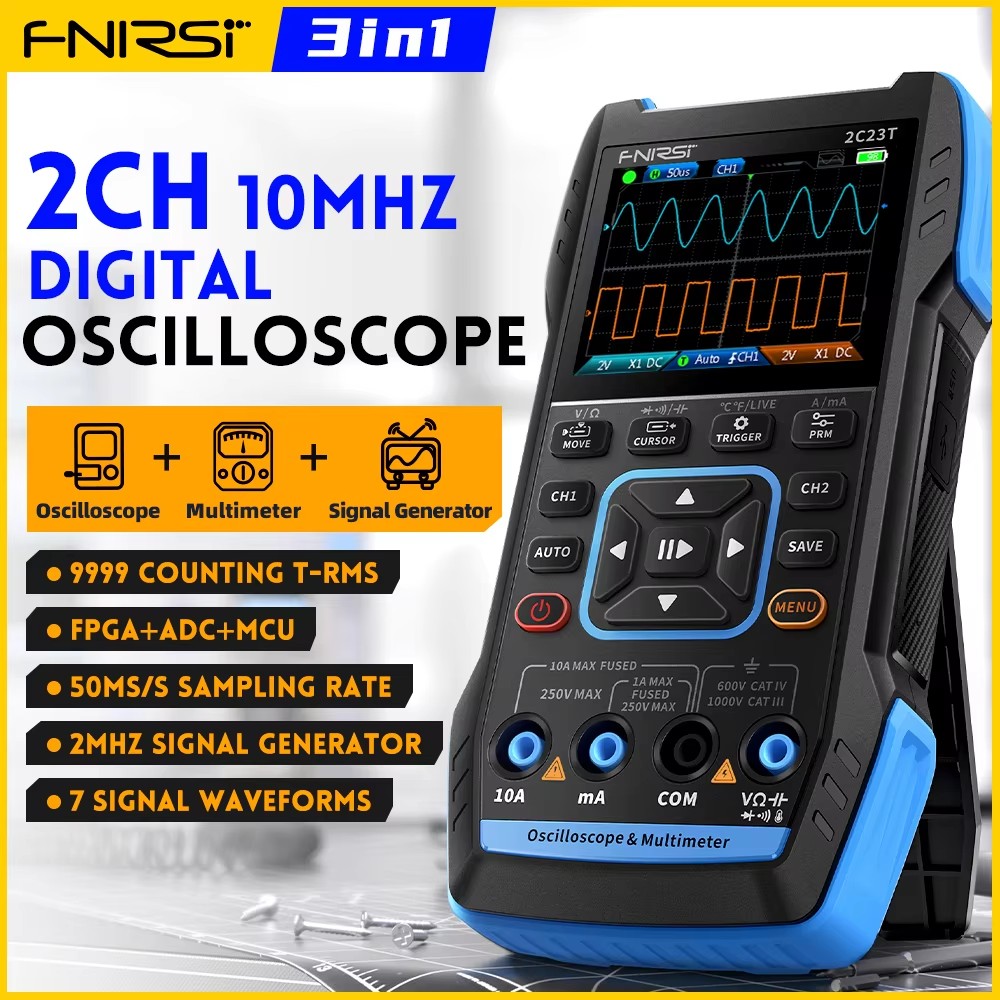 FNIRSI 2C23T 휴대용 디지털 오실로스코프 멀티 - Fnirsi Digital Oscilloscope Handheld 리뷰 및 가격