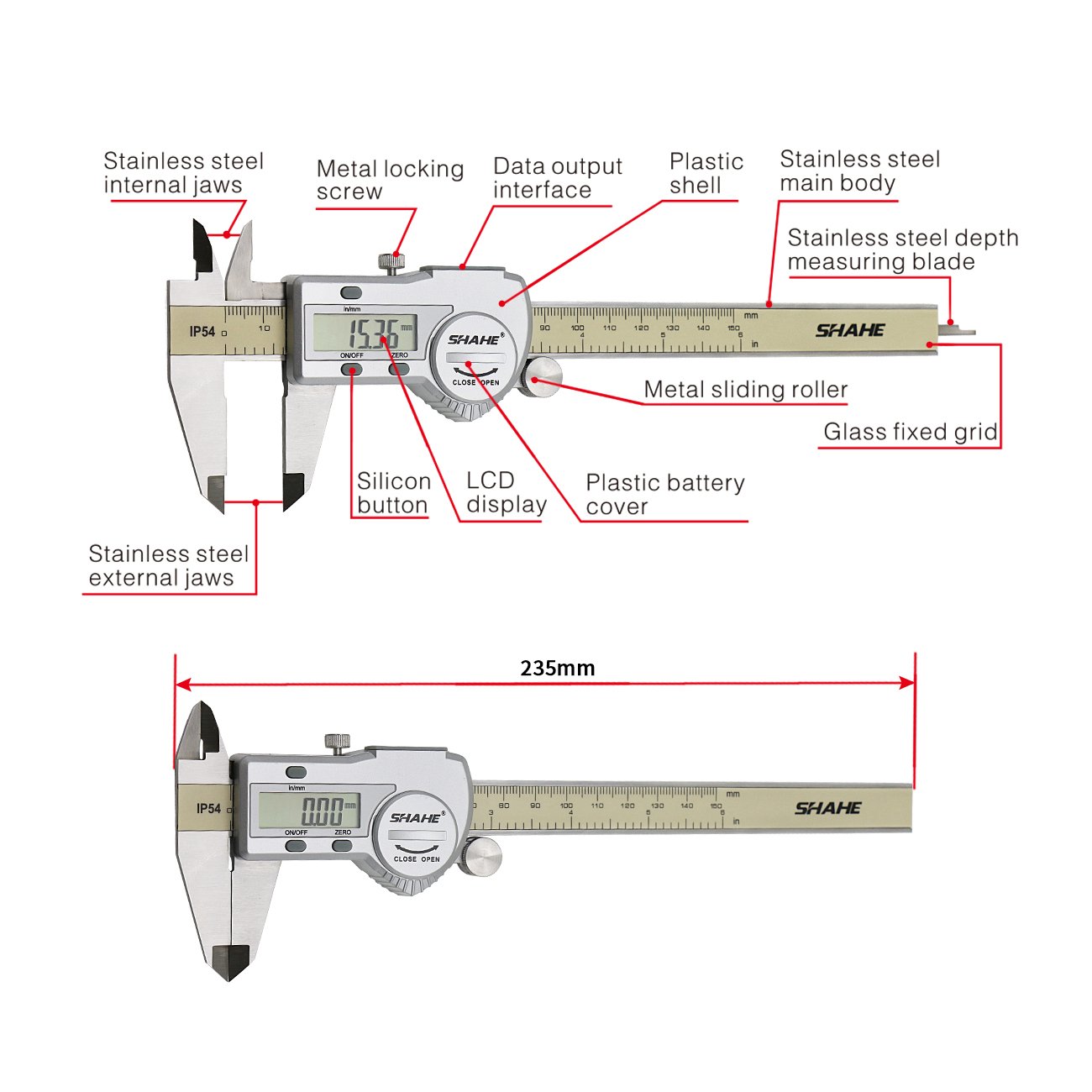샤헤 캘리퍼스 0-150mm 버니어 캘리퍼스 마이크로미 - Digital Caliper 150Mm Stainless Steel 리뷰 및 가격