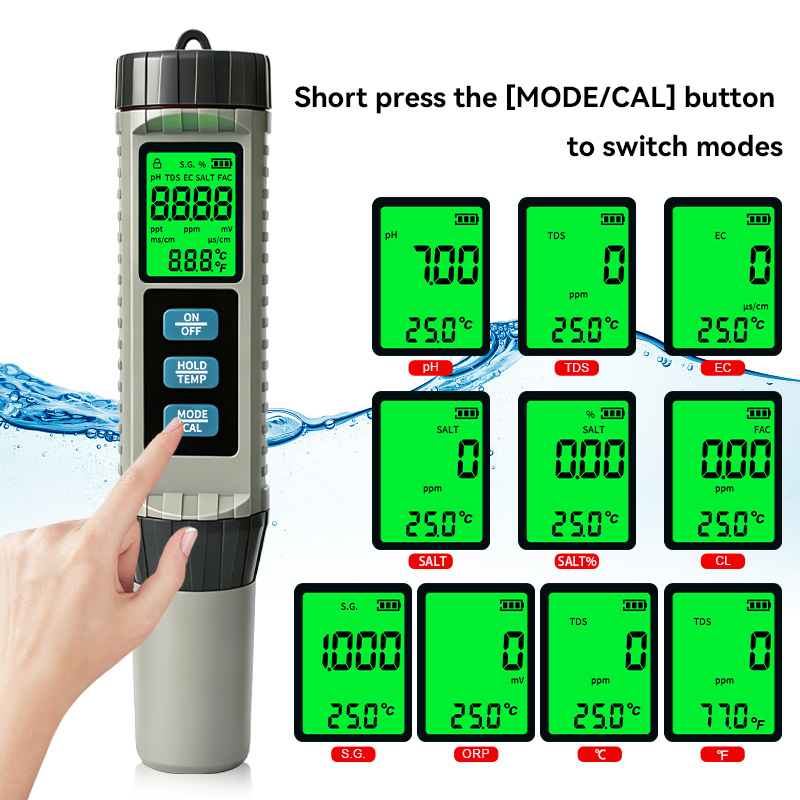 MF-X81 휴대용 다기능 수질 측정기 컬러 디스플레이 - Ph Meter Digital Water Tester 리뷰 및 가격