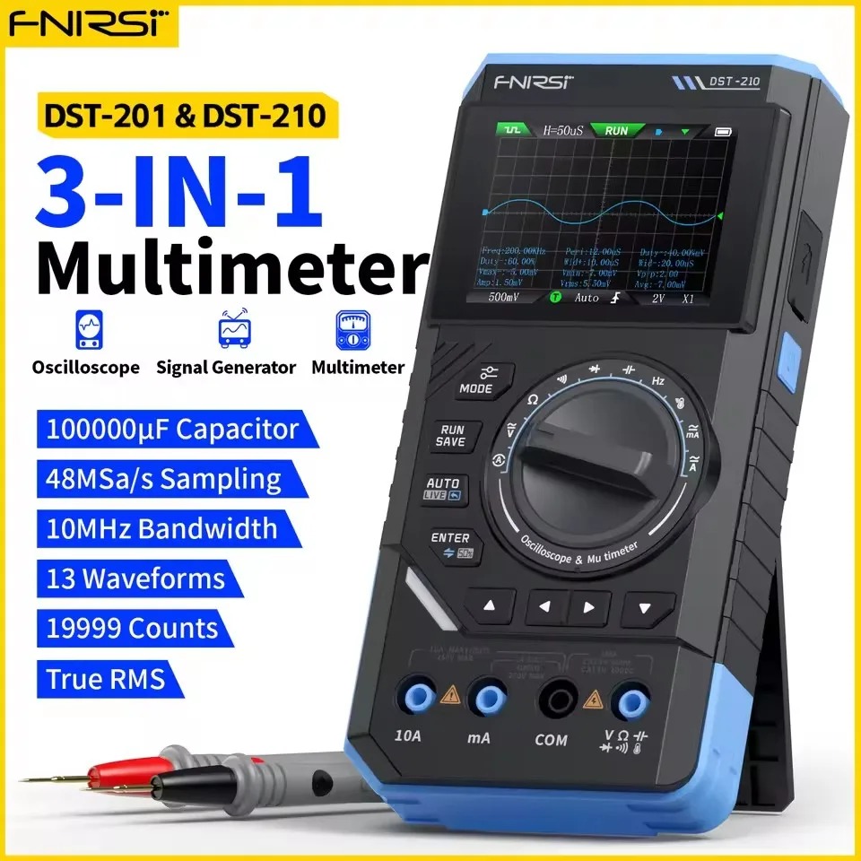 DST210 3-in-1 디지털 멀티미터 10MHz 오 - Fnirsi Digital Oscilloscope Handheld 리뷰 및 가격