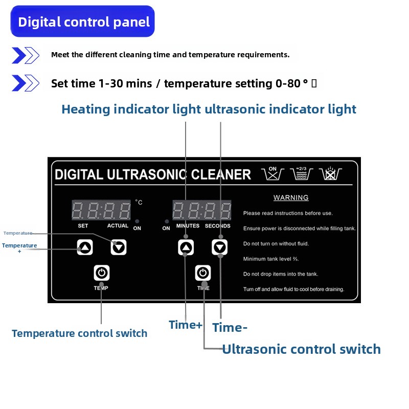 30L 고출력 상업용 초음파 세척기 산업용 가열 타이밍 - Ultrasonic Cleaner 30L Industrial 리뷰 및 가격